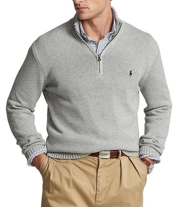 Polo Ralph Lauren Cotton Shaker Half-Zip Sweater Product Image