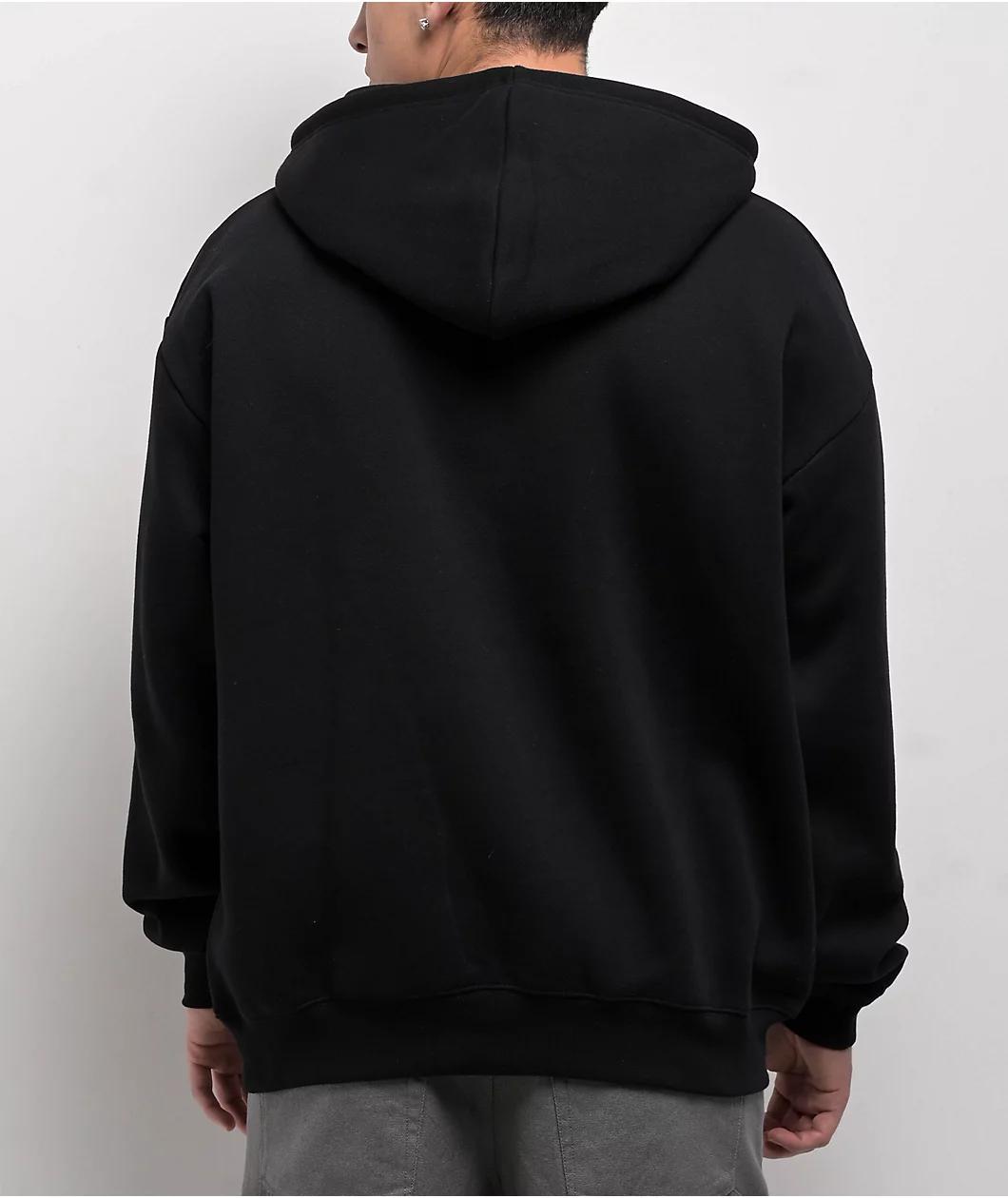 DGA Big Loco Chenille Black Hoodie Product Image