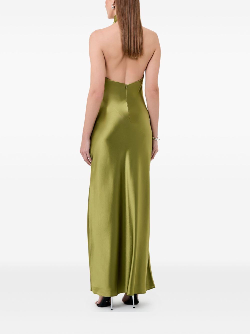 Lyria cowl-neck halter maxi dress Product Image