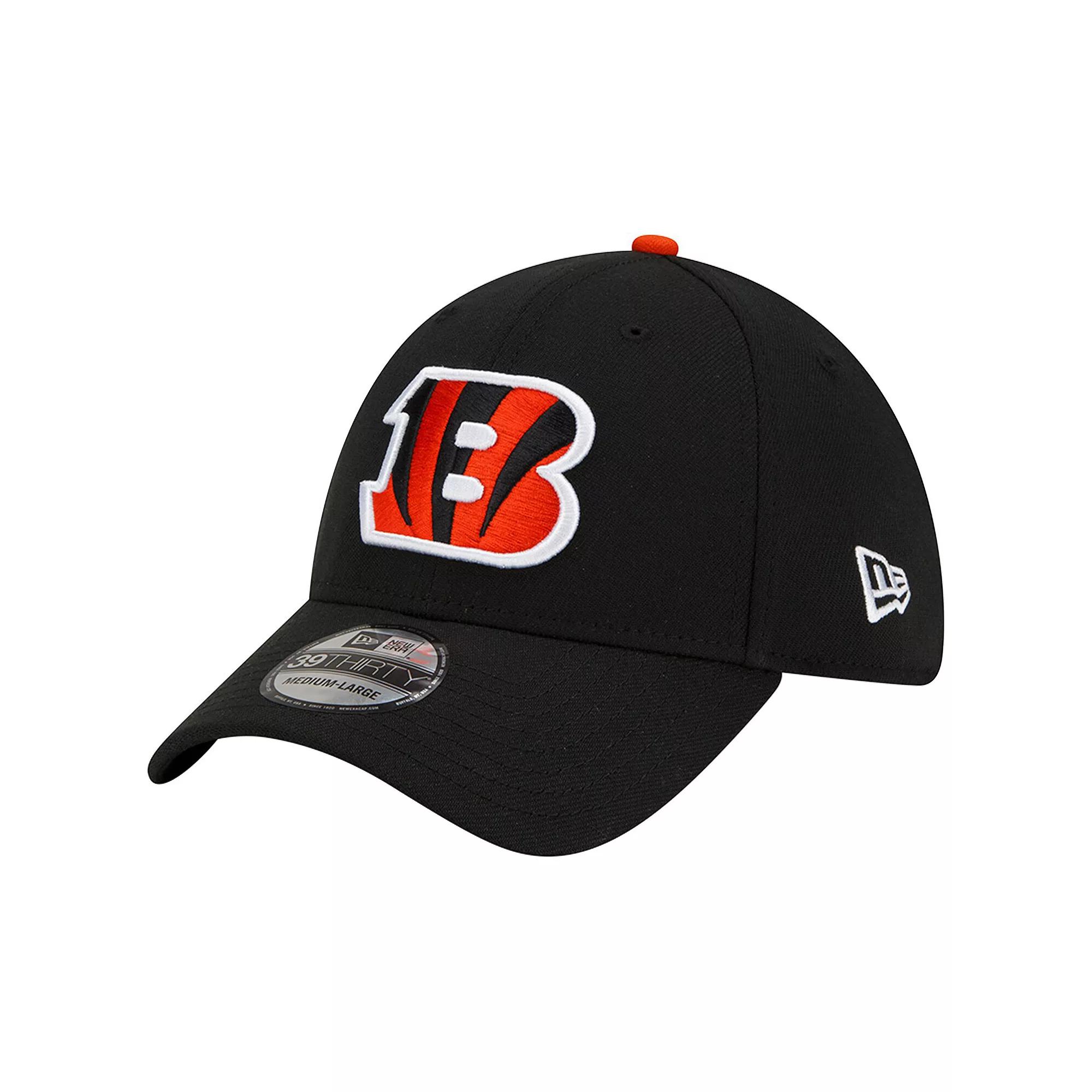 Men's New Era Black Cincinnati Bengals Classic 39THIRTY Flex Hat,  Product Image