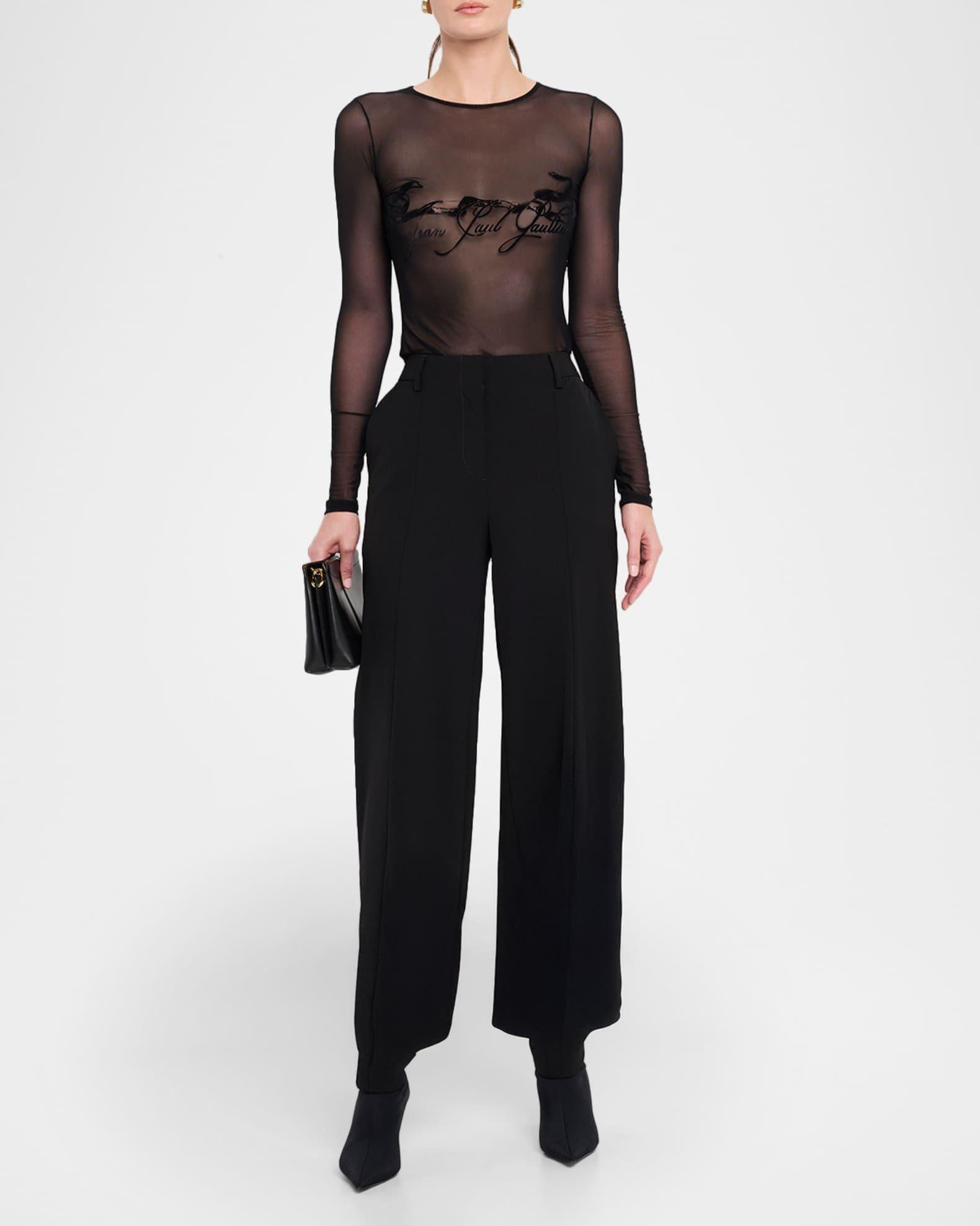 Straight-Leg Stirrup Tailored Pants Product Image