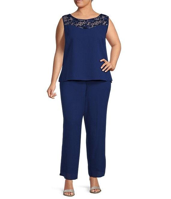 Le Bos Plus Size 3-Piece Pant Set Product Image