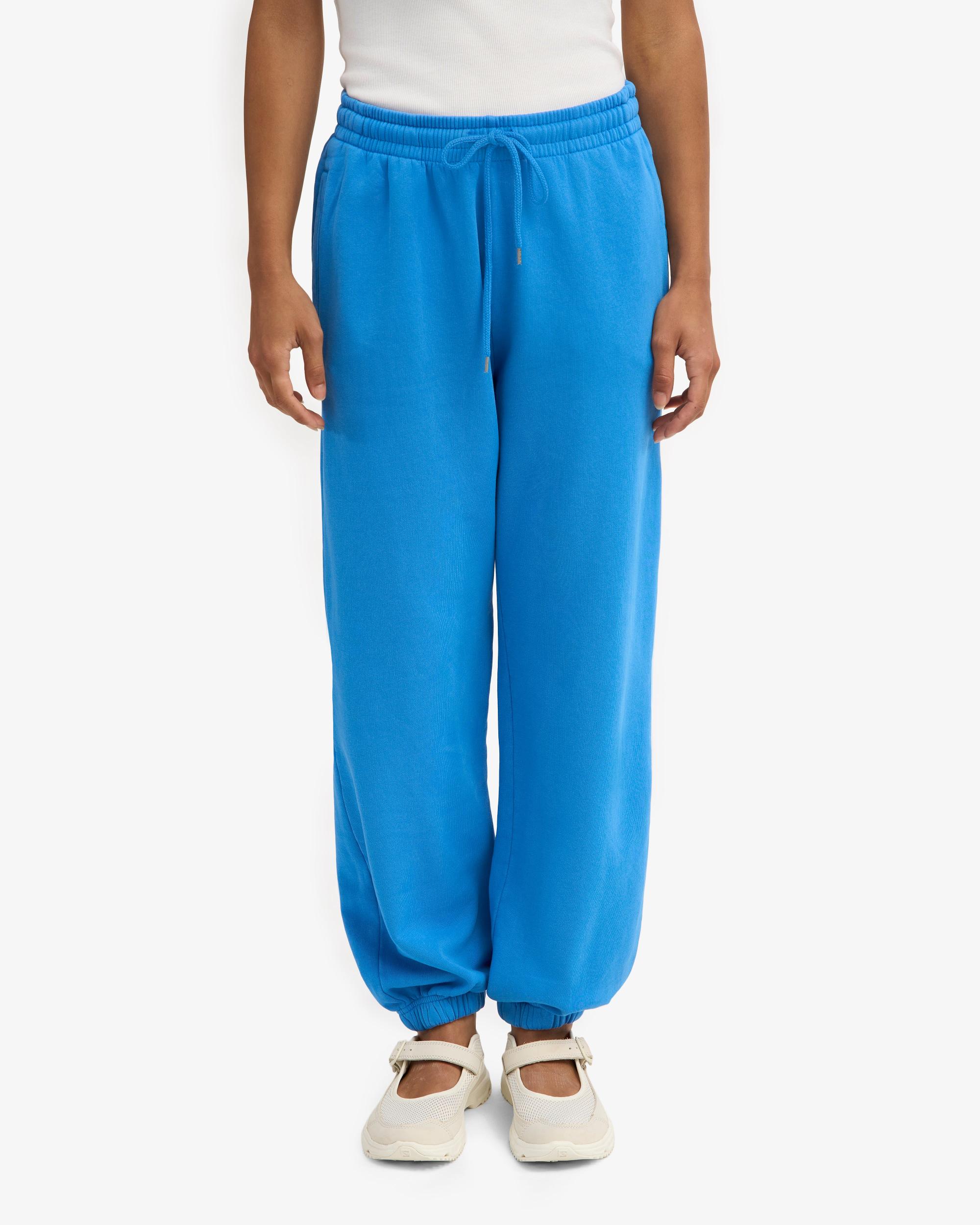 Organic Relaxed Sweatpants - Pacific Blue Product Image