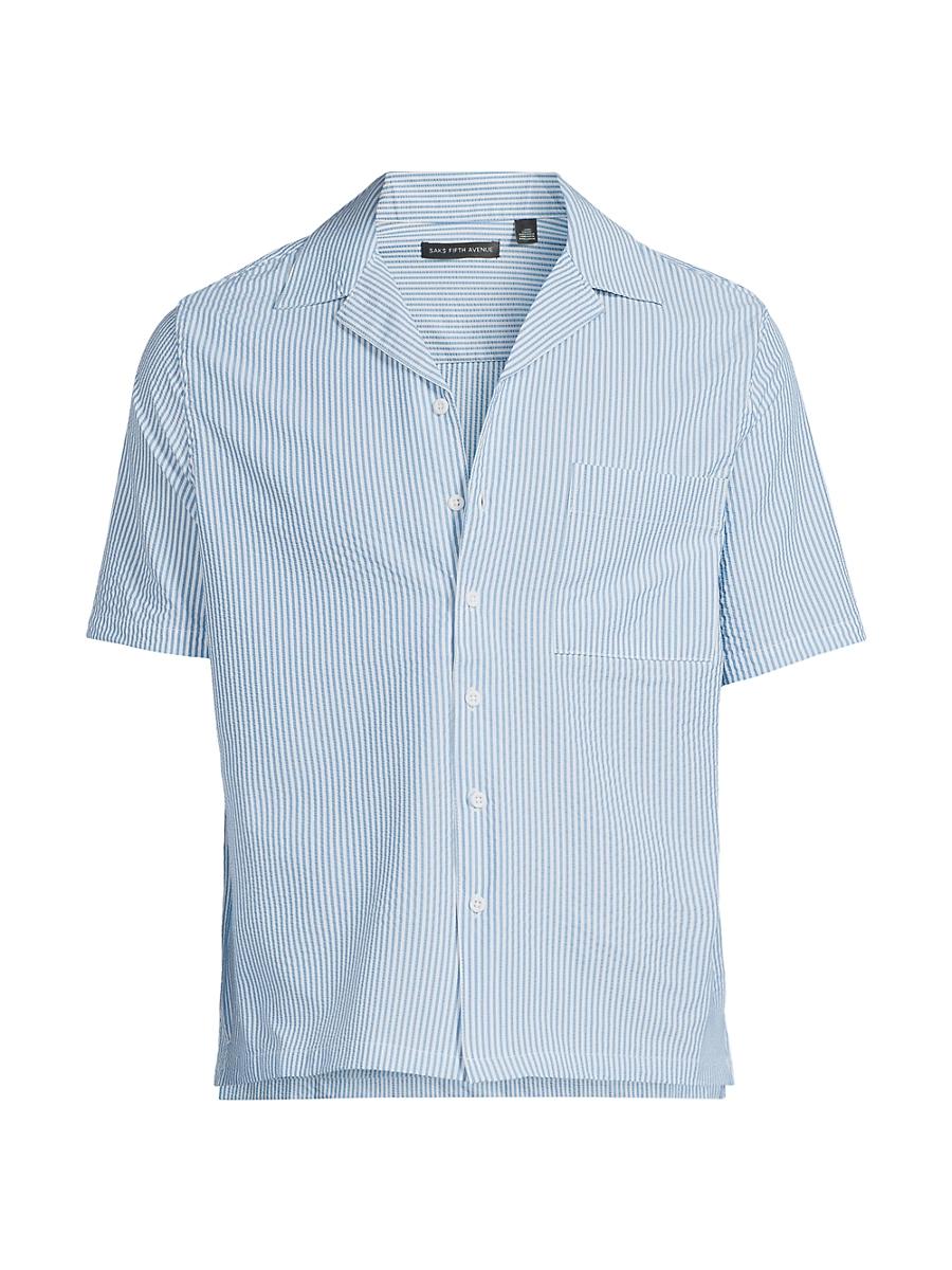 Mens COLLECTION Seersucker Camp Shirt Product Image