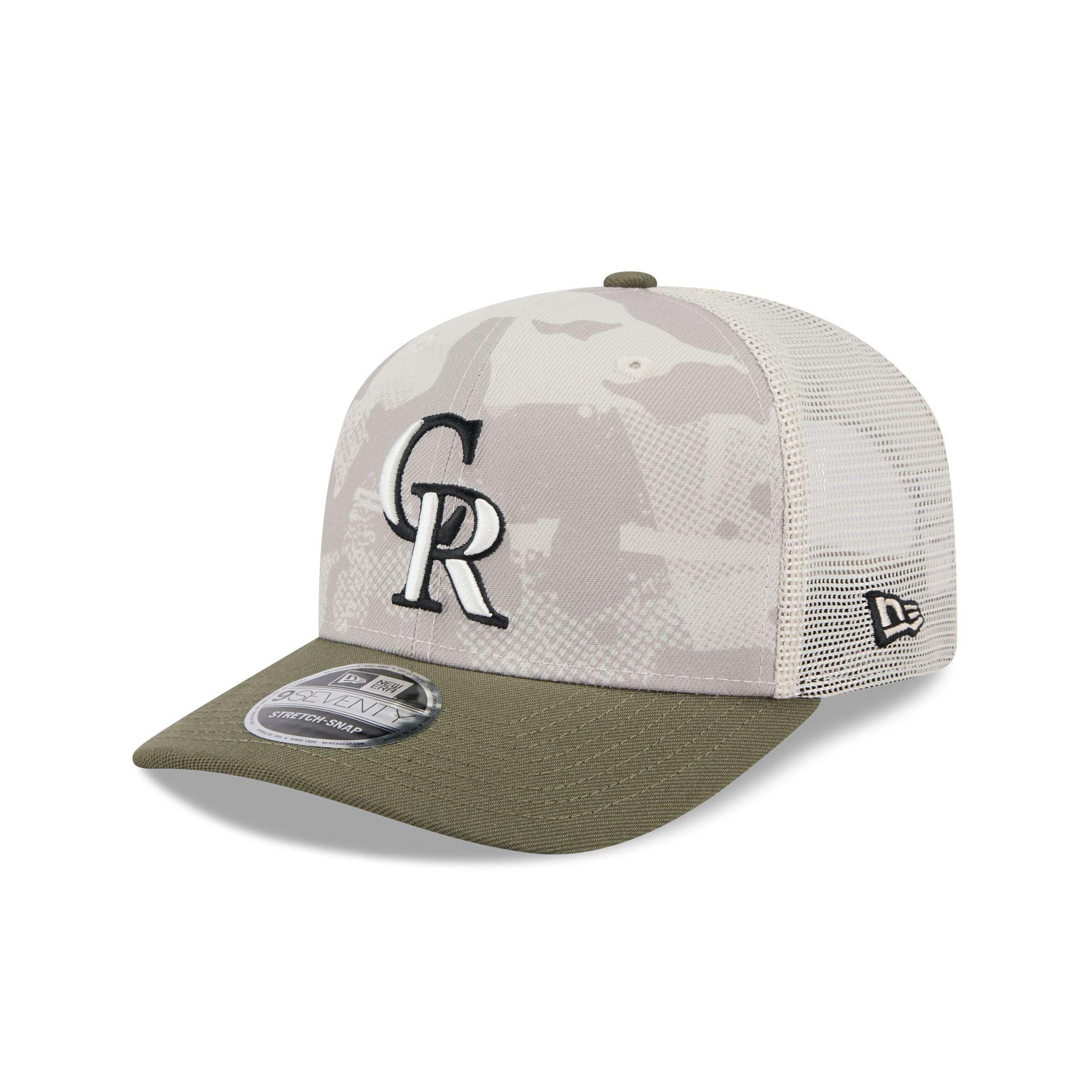 Colorado Rockies Armed Forces Day 2025 9SEVENTY Trucker Hat Male Product Image