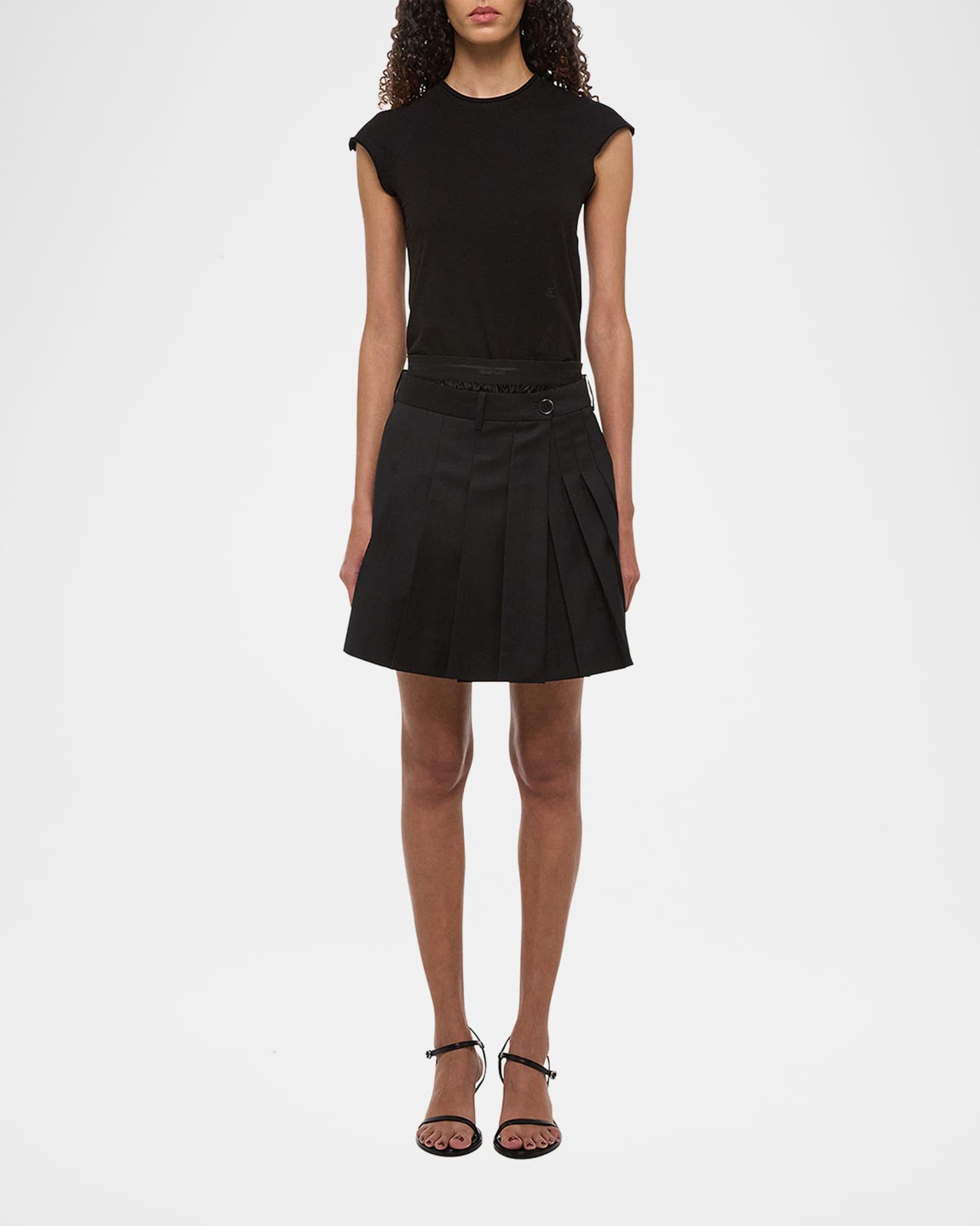 Pleated Logo Waistband Skort Product Image