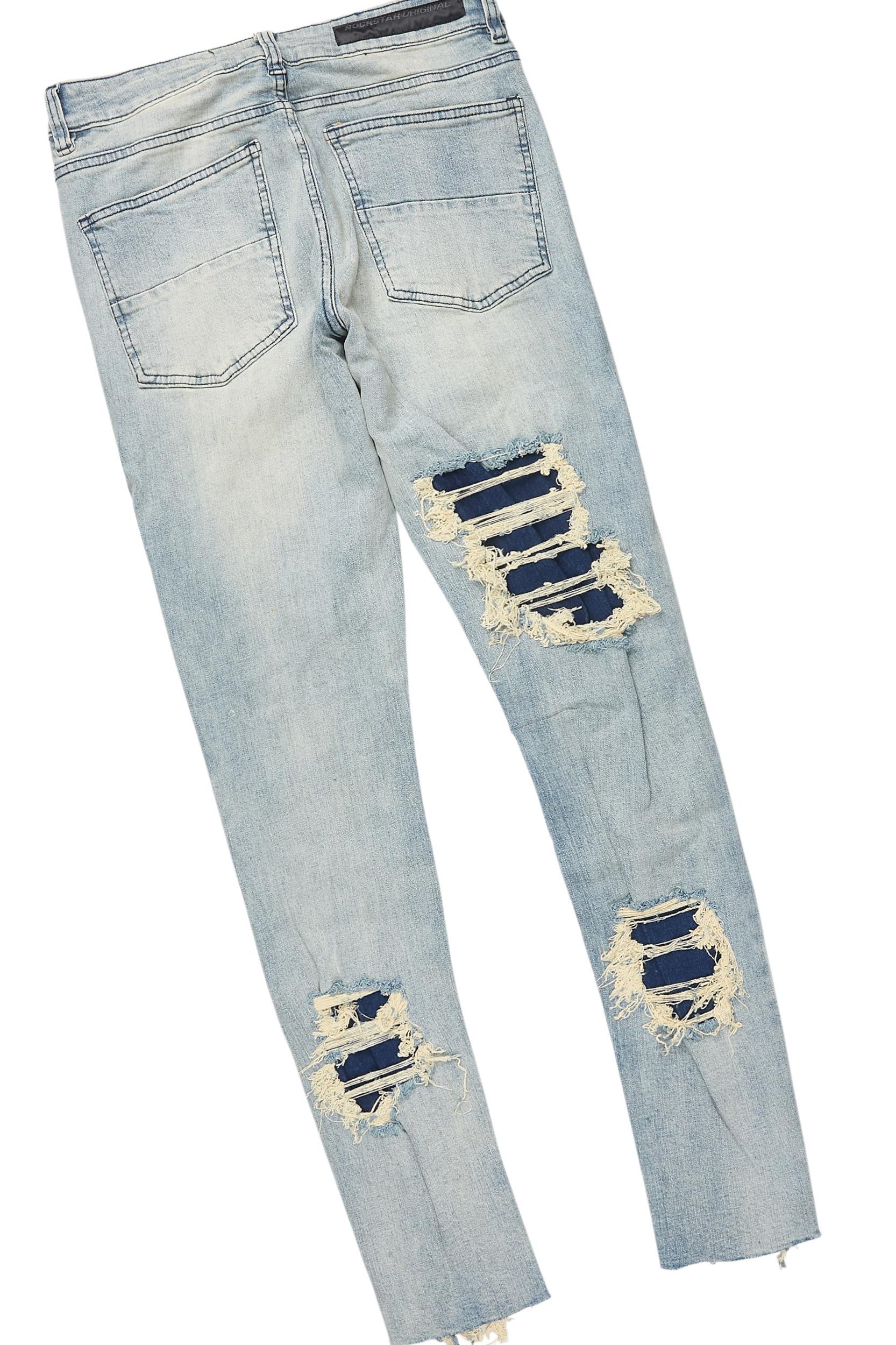 Kip Royal Blue T-Shirt/Slim Jean Bundle Male Product Image