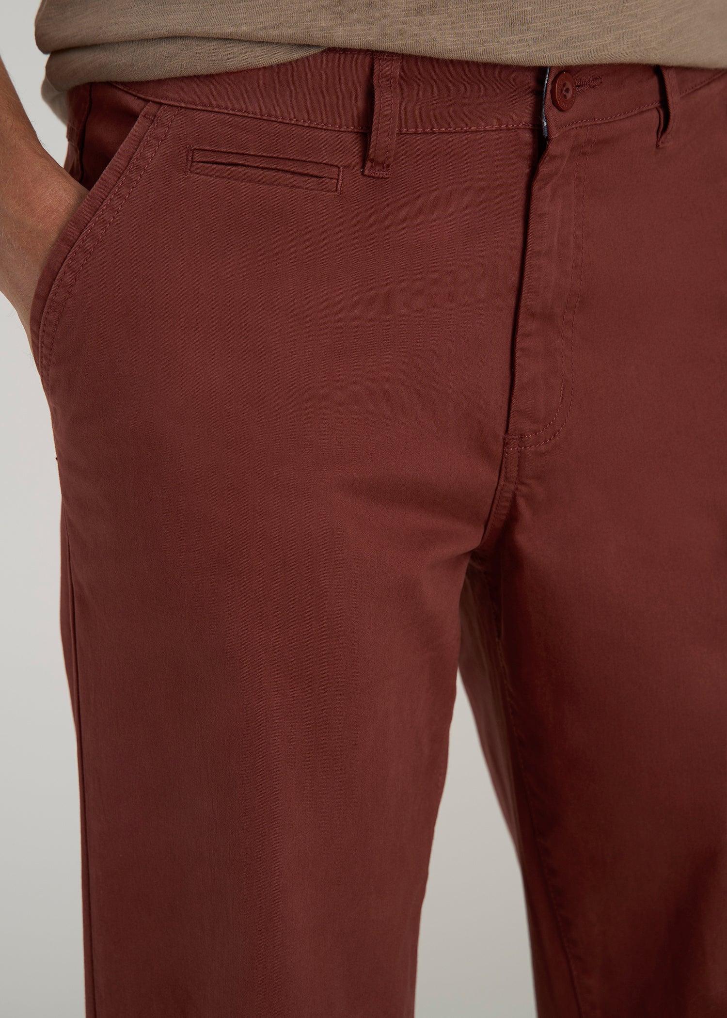 Mason RELAXED Chinos for Tall Men in Intense Rust Male Product Image