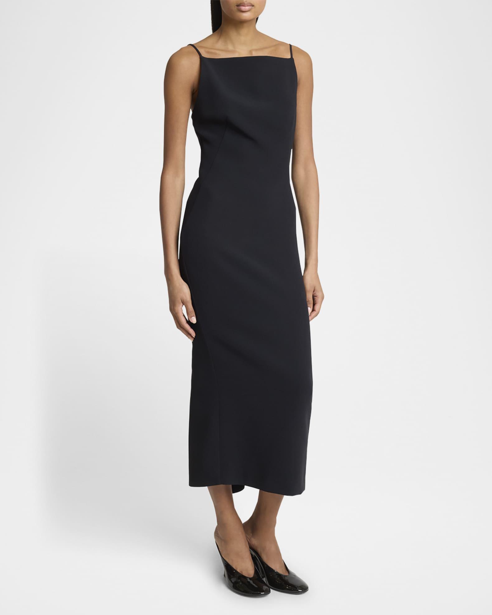 Square-Neck Sleeveless Midi Dress Product Image