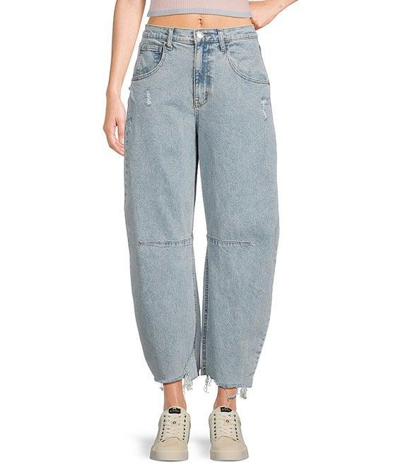 GB Barrel Leg Denim Jeans Product Image