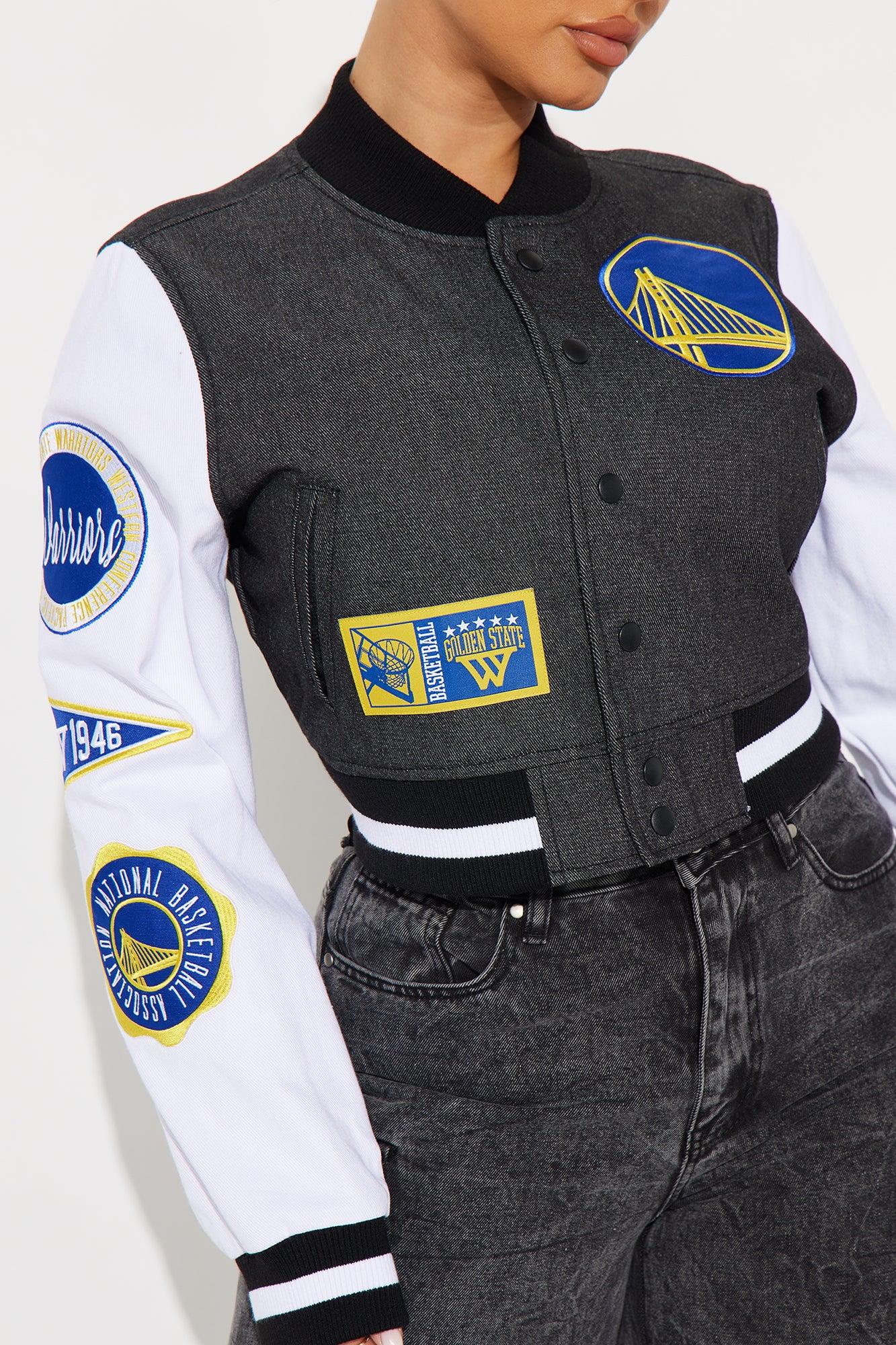 Warriors Home Game Jacket - Black Wash Product Image