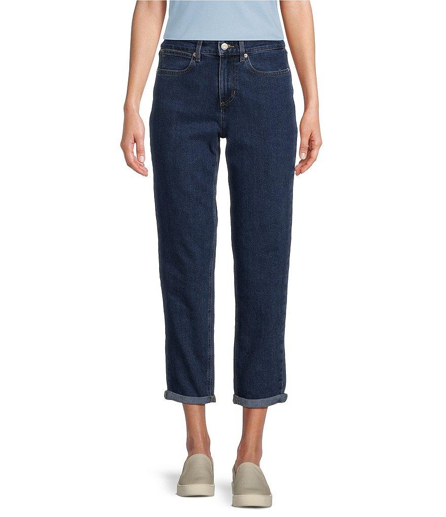 L.L.Bean 207 Vintage High Rise Straight Leg Boyfriend Jeans Product Image