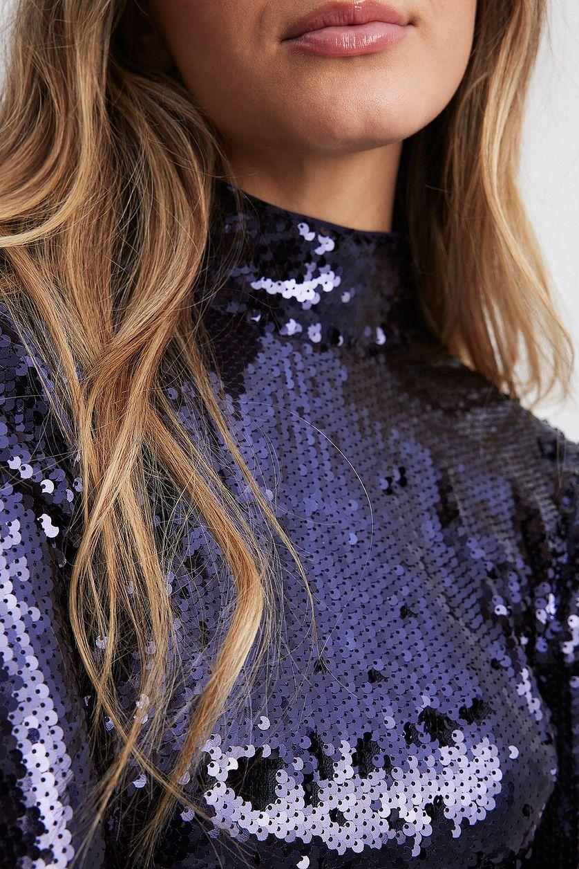 Long Sleeve Sequin Top Product Image