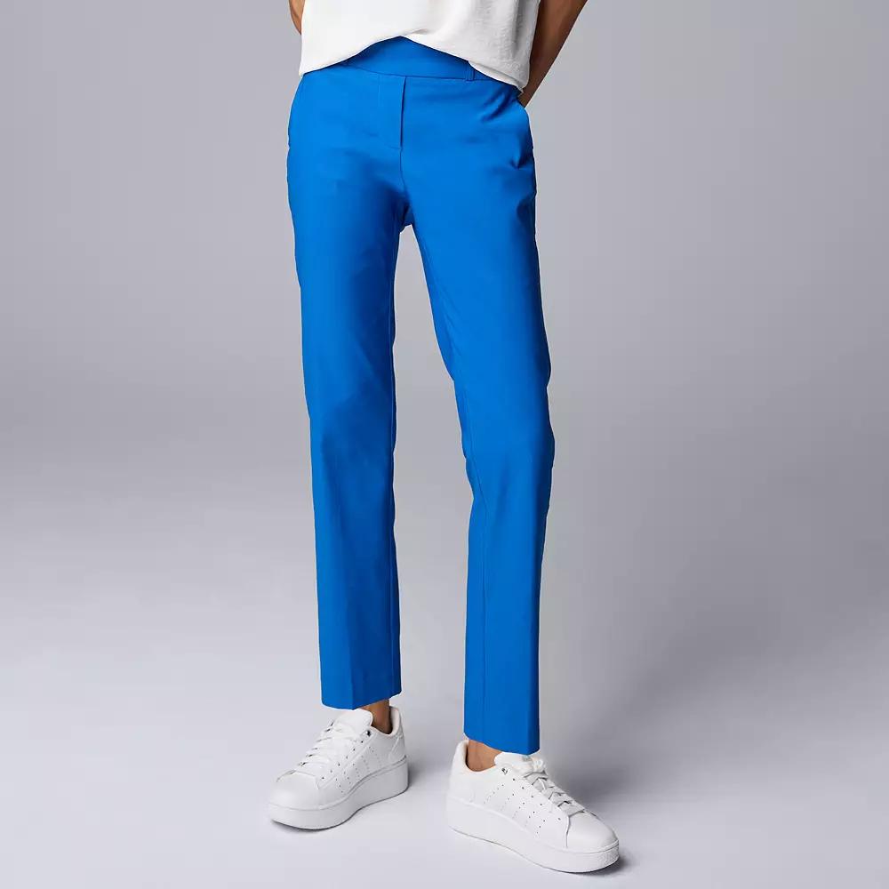 Women's Simply Vera Vera Wang Polished Twill Ankle Pants,  Product Image