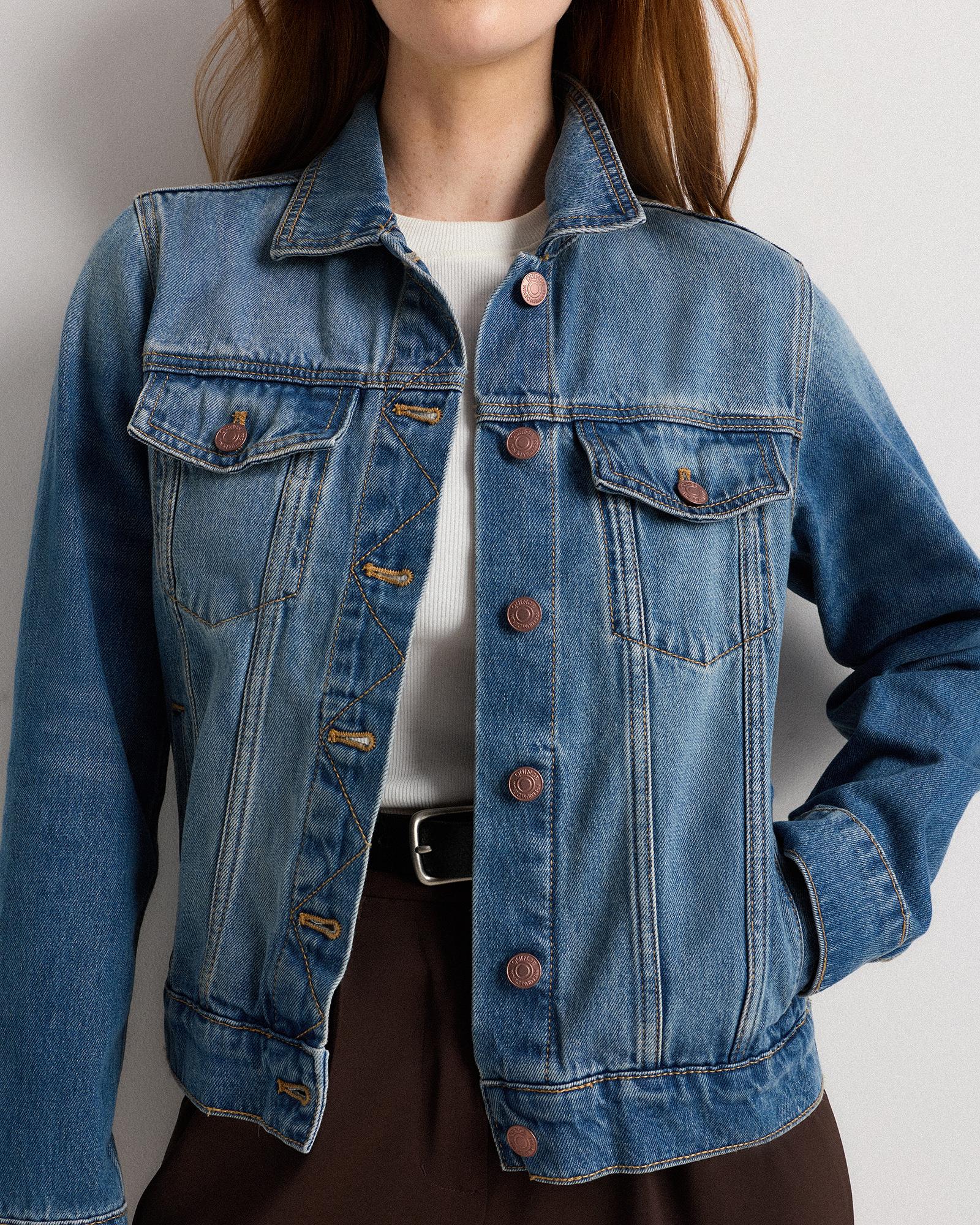 Quince | Women's Denim Jacket Size XS, Cotton Product Image