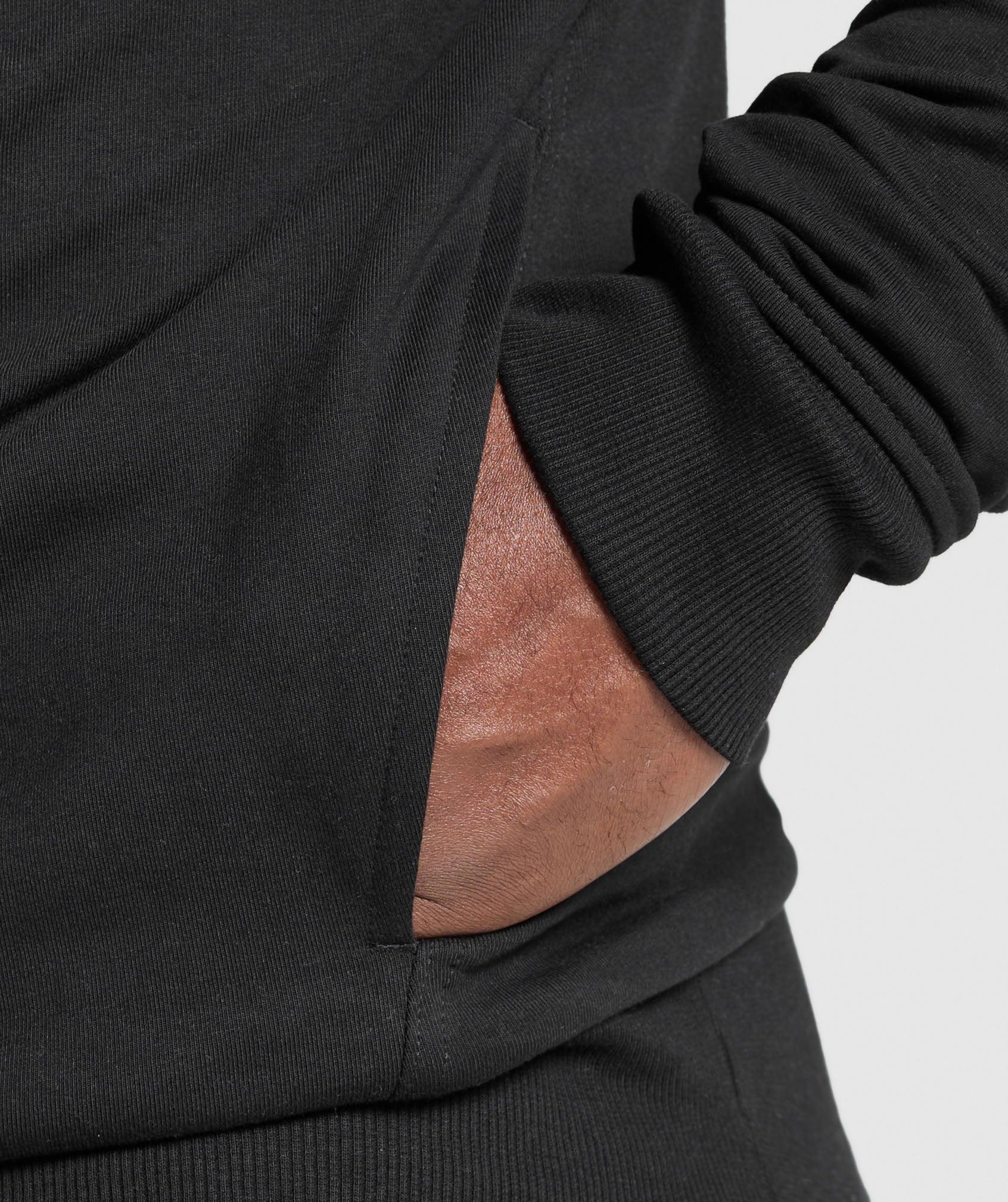 Gymshark Prime Hoodie - Black/Vivid Red Male Product Image