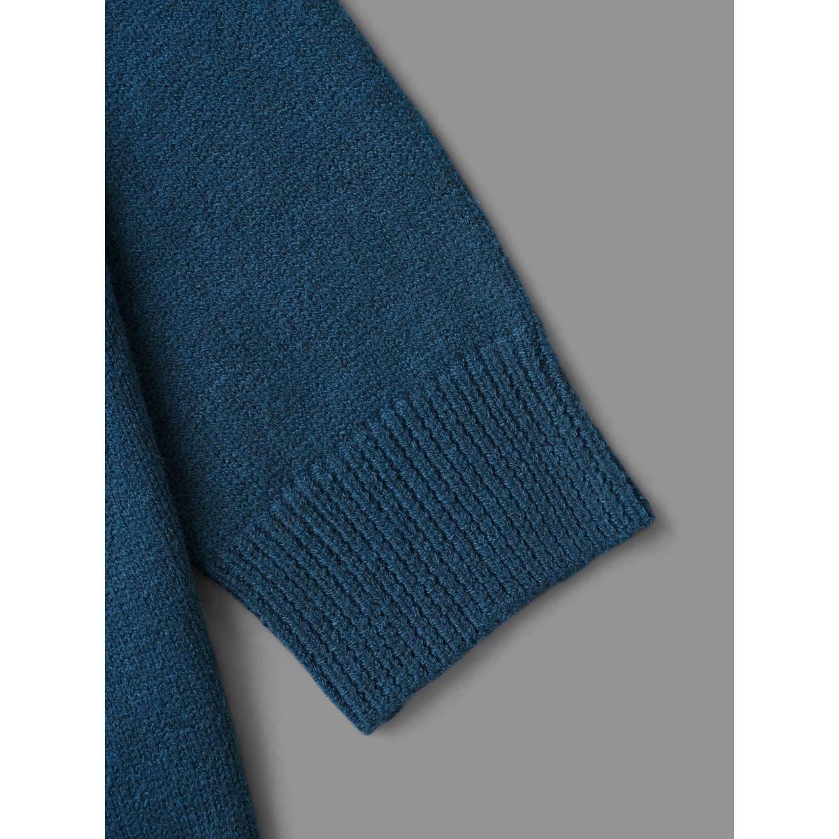 Plus Size Supersoft Essentials Cable Knit Open-Front Cardigan Aegean Women Casual Loose Long Sleeve Everyday Cardigans BloomChic 28/5X Product Image