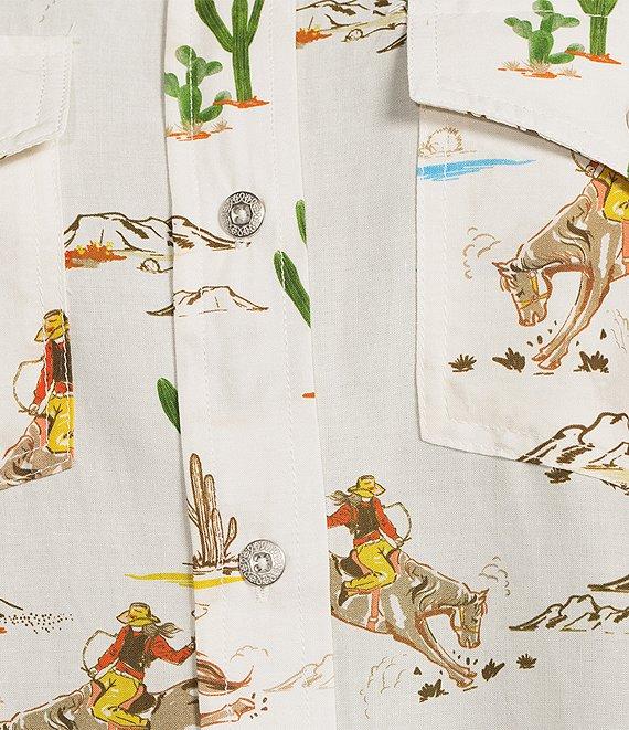 Reba Louise Cowboy Western Button Front Long Sleeve Coordinating Shirt Product Image