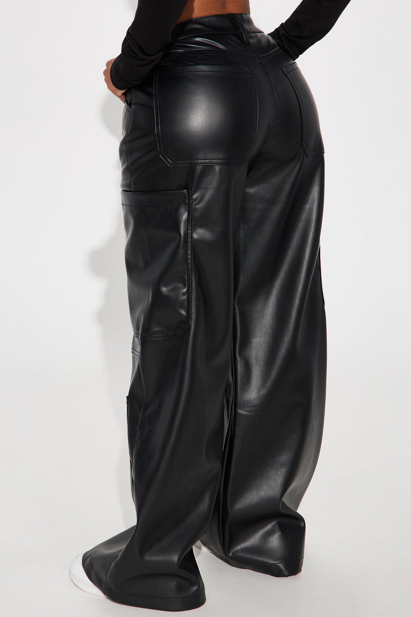Said So Faux Leather Pant - Black Product Image
