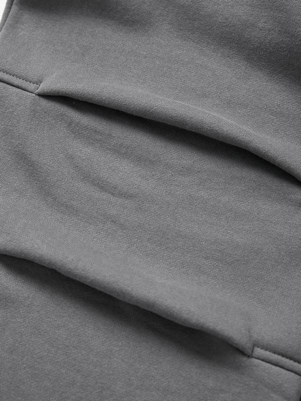 Men's Solid Ruched Bound Feet Jogger Pants Product Image