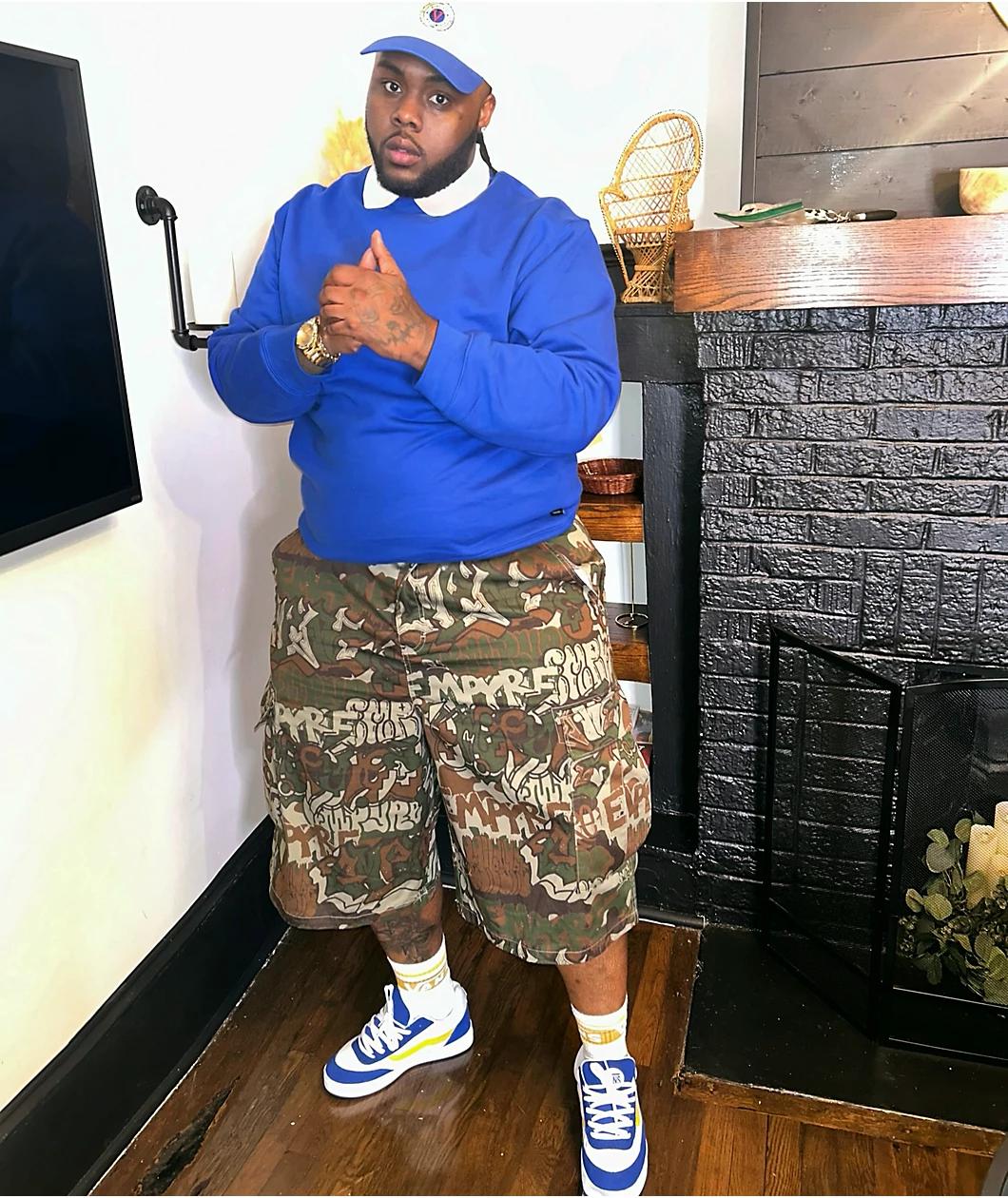 Empyre Khaki Skate Cargo Shorts Product Image