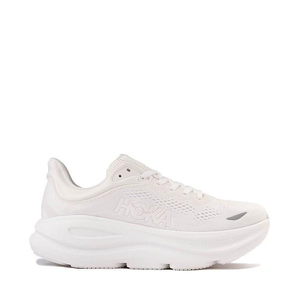 HOKA Womens HOKA Bondi 9 - Womens Shoes Birch/Vanilla Product Image