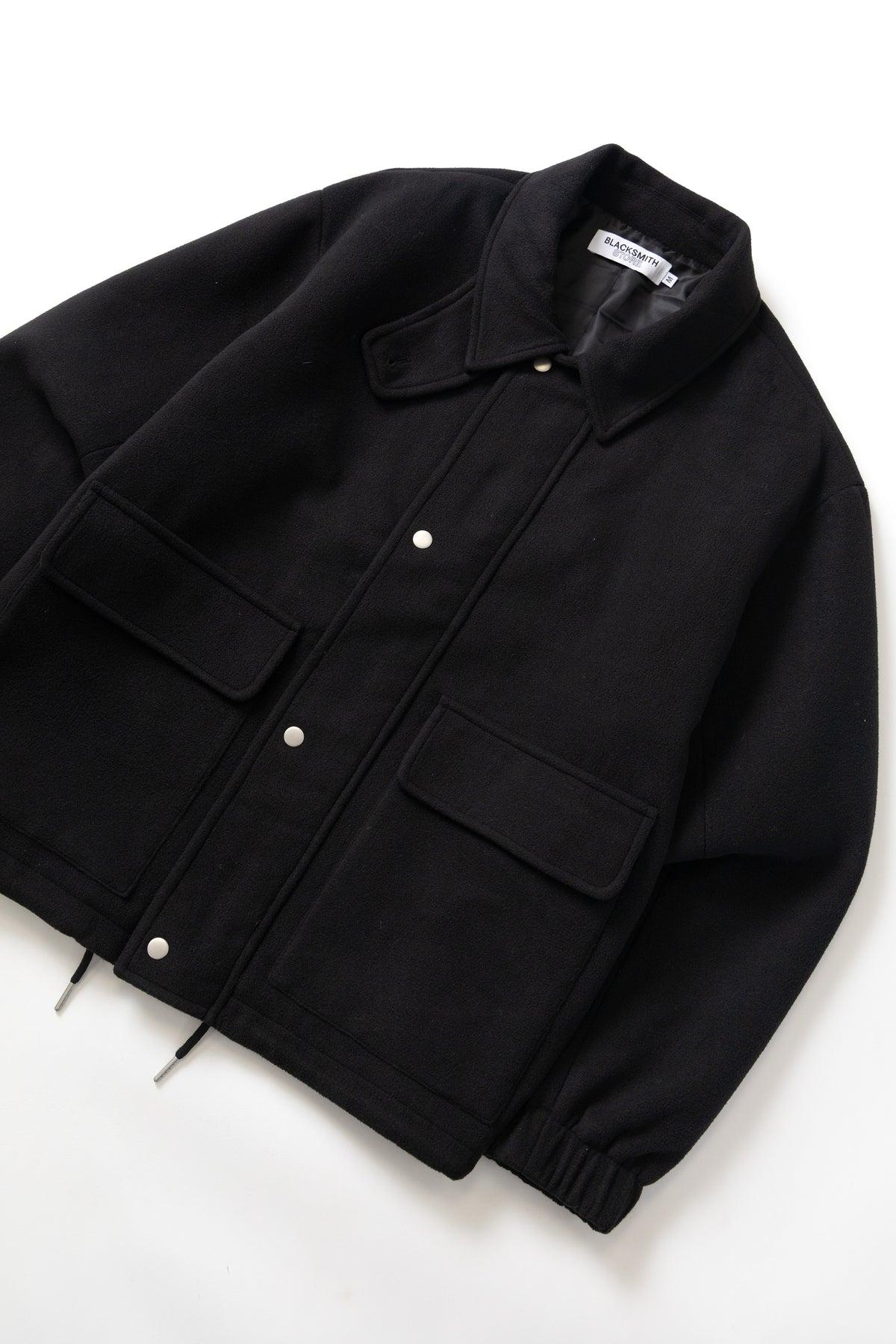 Blacksmith - Polar Fleece Warm Up Jacket - Black Product Image