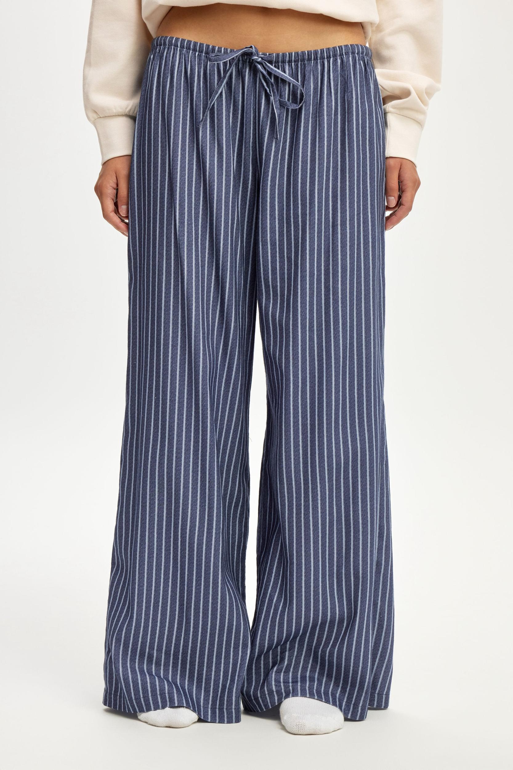 Cloud Soft Flannel Wide Leg Pant Product Image