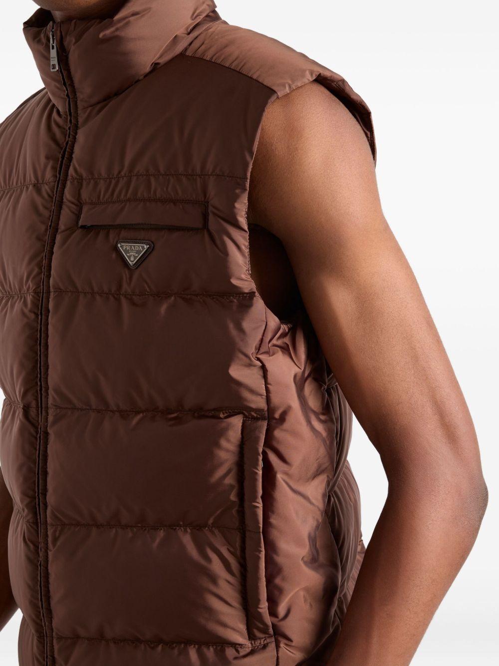 quilted padded vest Product Image