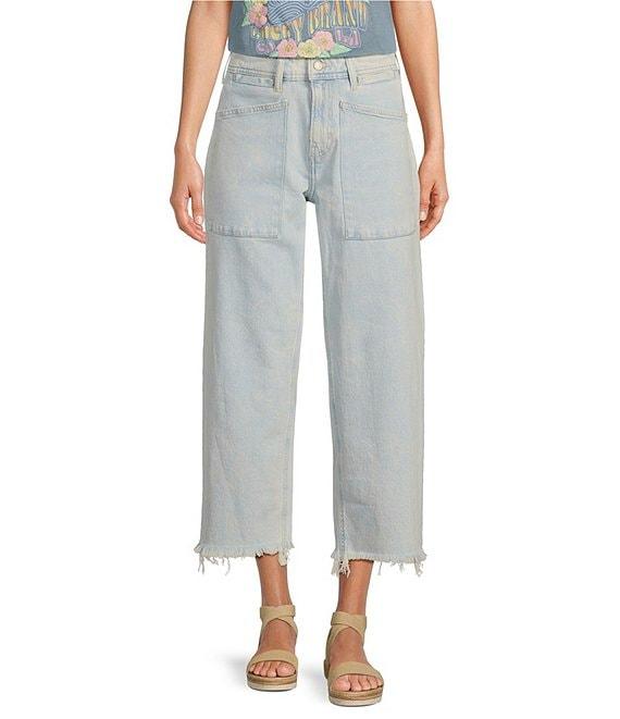 Lucky Brand Legend Stretch Denim High Rise Wide Leg Jeans Product Image