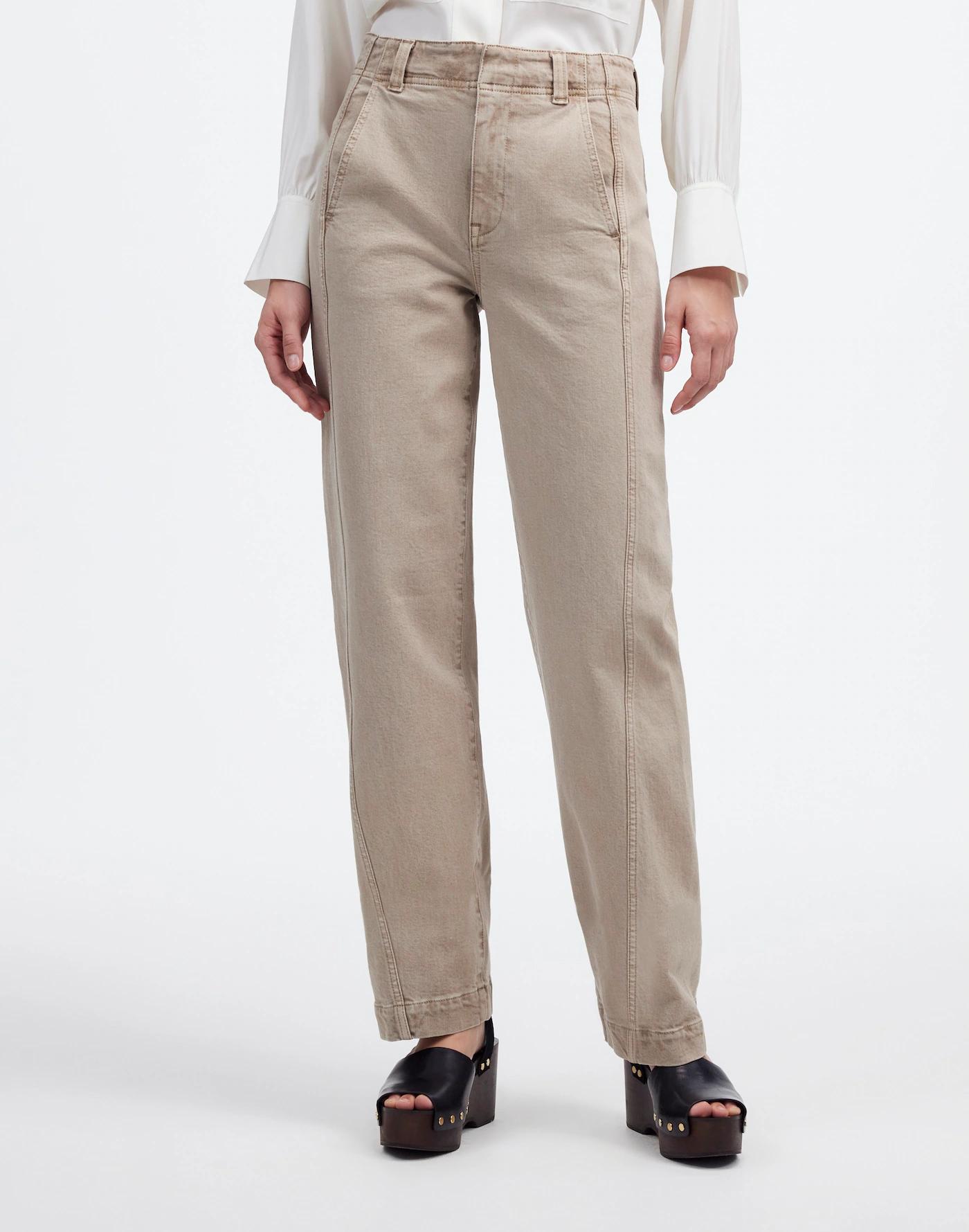Tapered Denim Trousers Product Image