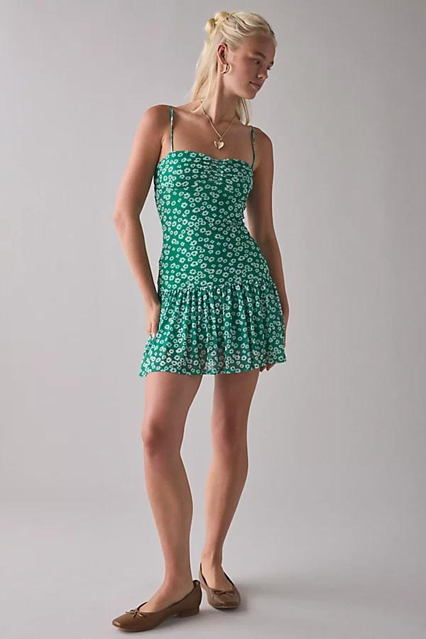 Kimchi Blue Mackenzie Mesh Drop Waist Mini Dress Womens at Urban Outfitters Product Image