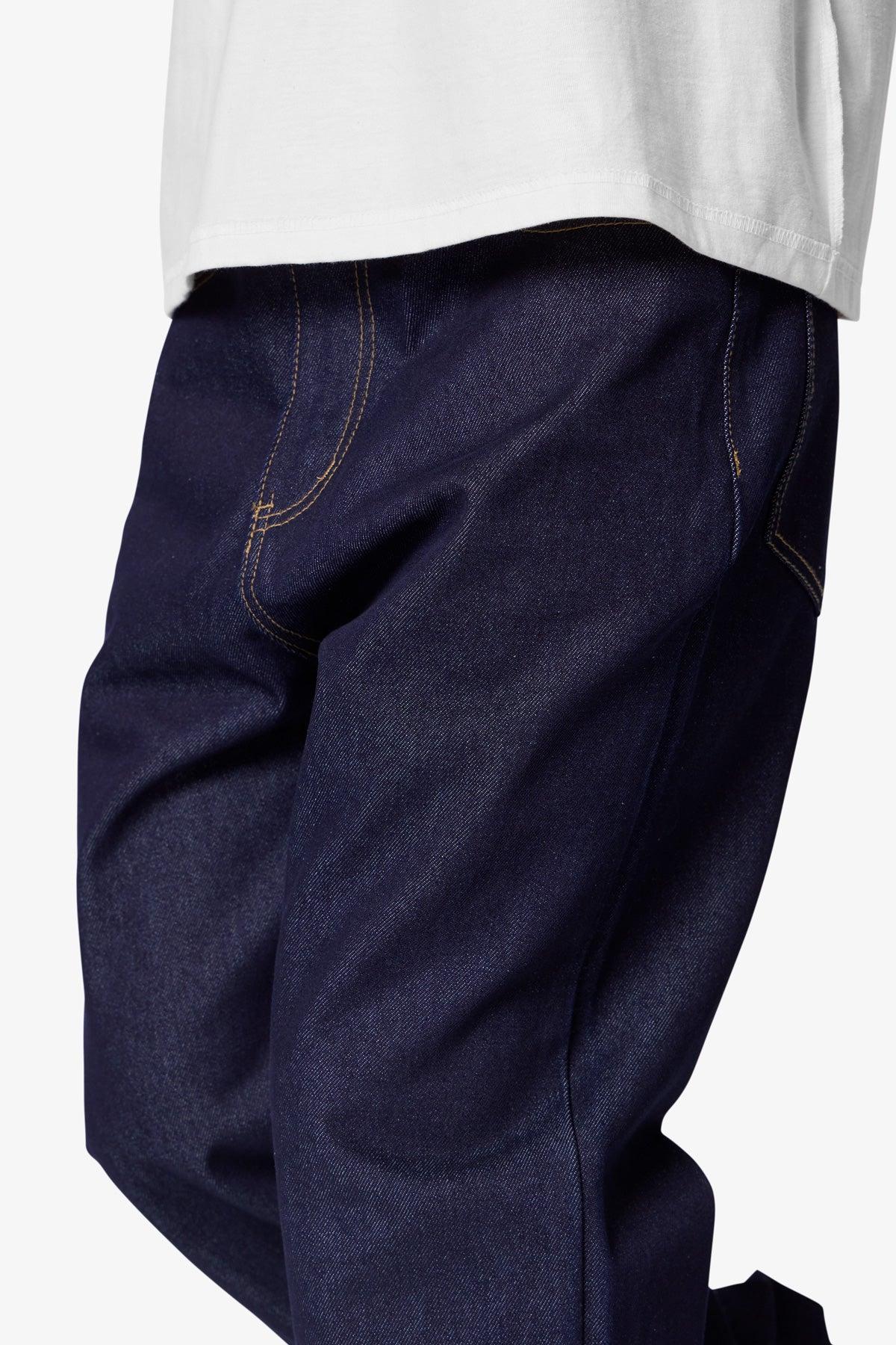 Raw Baggy Denim - Rinsed Indigo Product Image