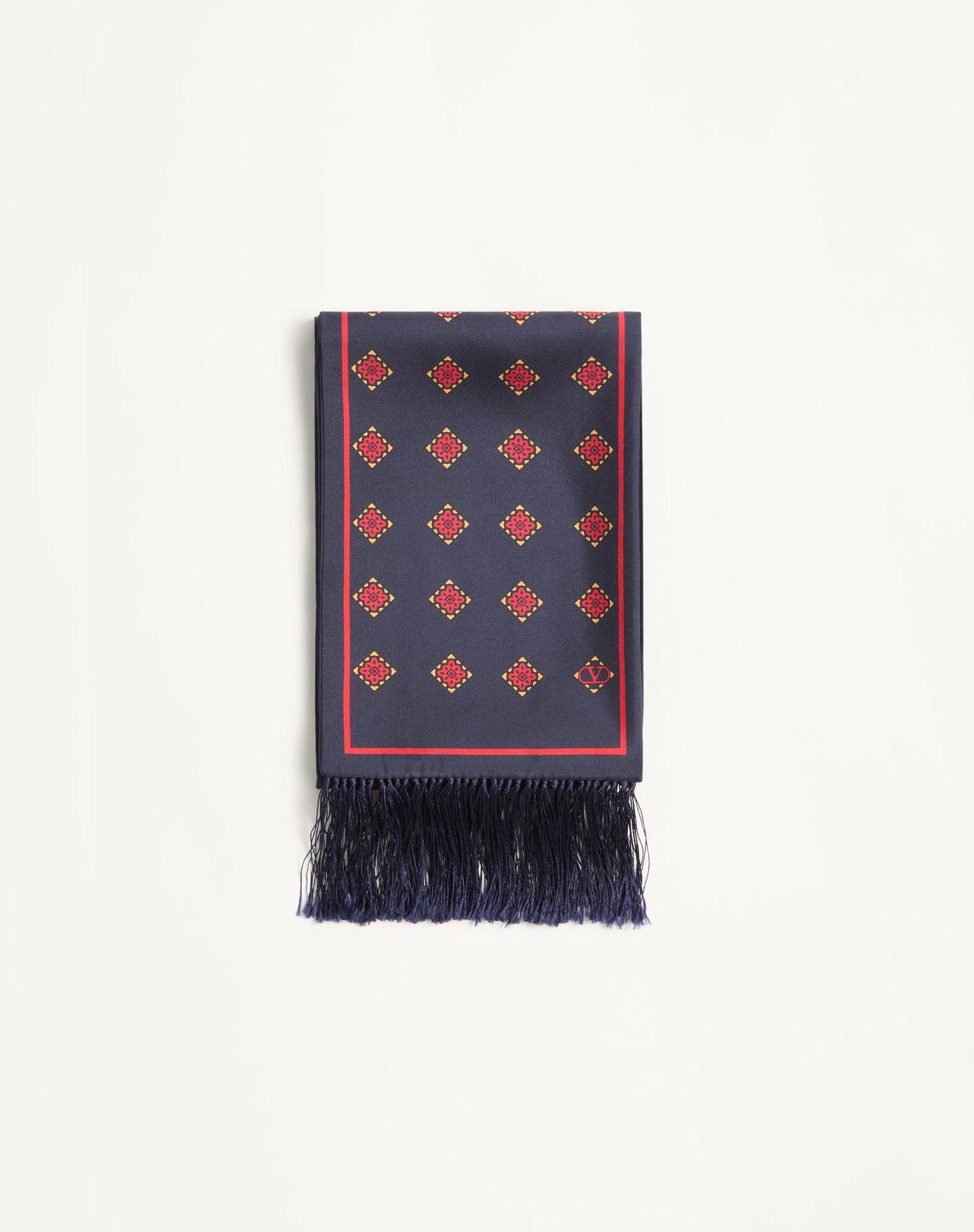 Opticool Silk Bandeau Scarf With Fringe Product Image