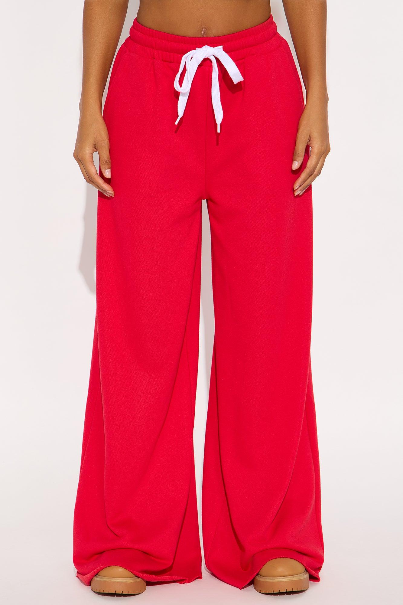 My Turn Again Lounge Pant - Red Female Product Image