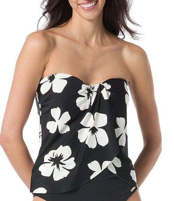 Vince Camuto Sanremo Solids Convertible High Waisted Bikini Swim Bottom Product Image