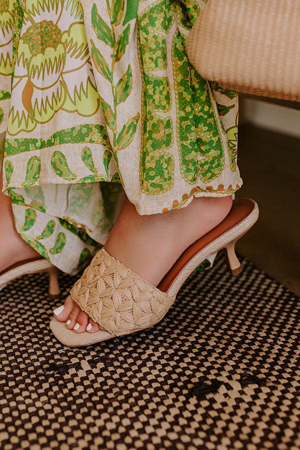 Party In Paradise Raffia Woven Heel Product Image