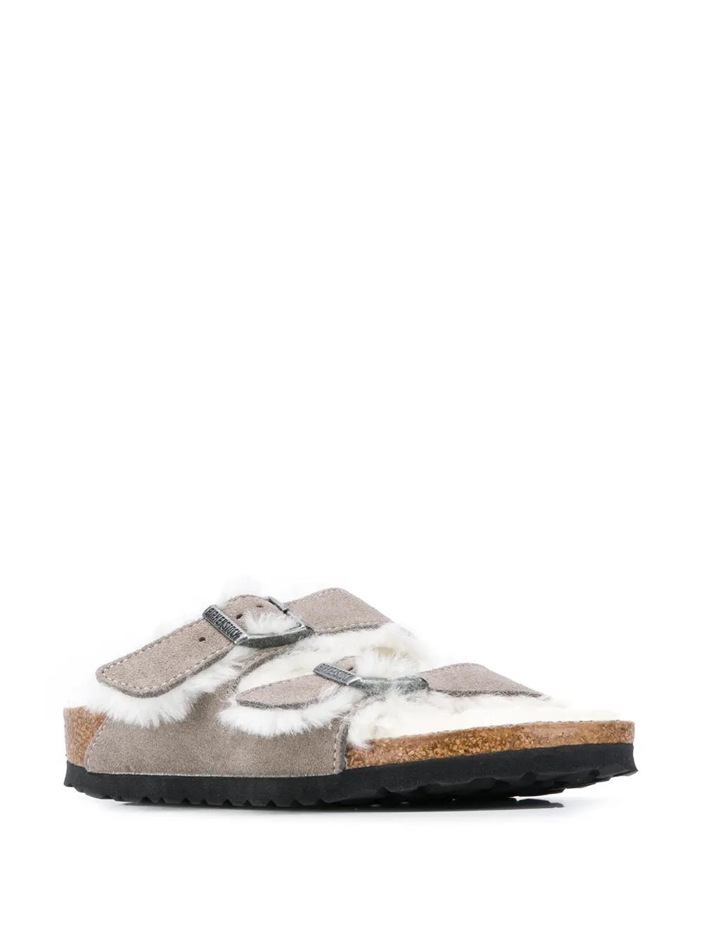Arizona two-strap shearling sandals Product Image