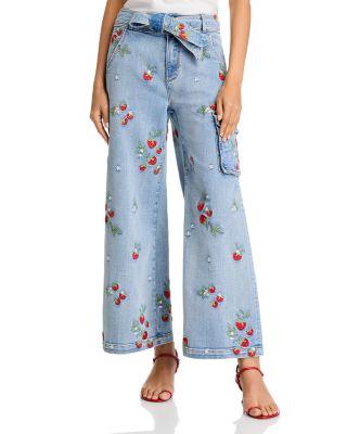 Olivia X Strawberry Fields Jeans in Light Wash Product Image