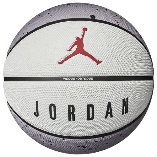 Jordan Mens Jordan Playground 8 Panel 2.0 Basketball - Mens White/Black/Cement Grey Product Image