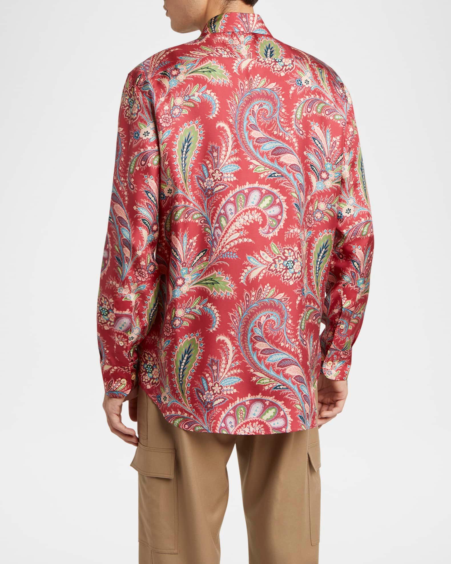 Men's Silk Paisley Sport Shirt Product Image
