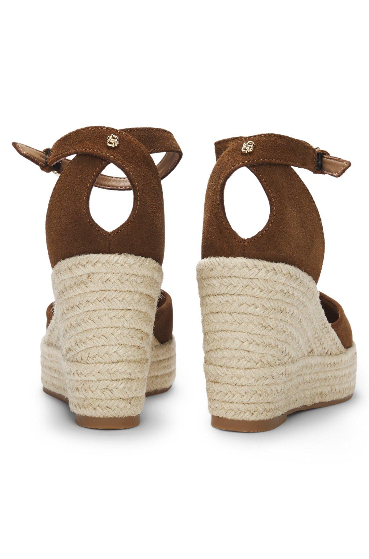 Suede espadrilles with wedge sole Product Image