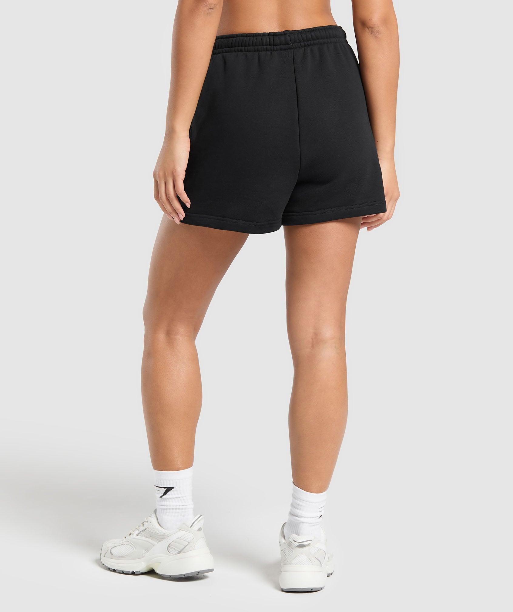 Gymshark Rest Day Sweats 2.0 Shorts - Black Female Product Image