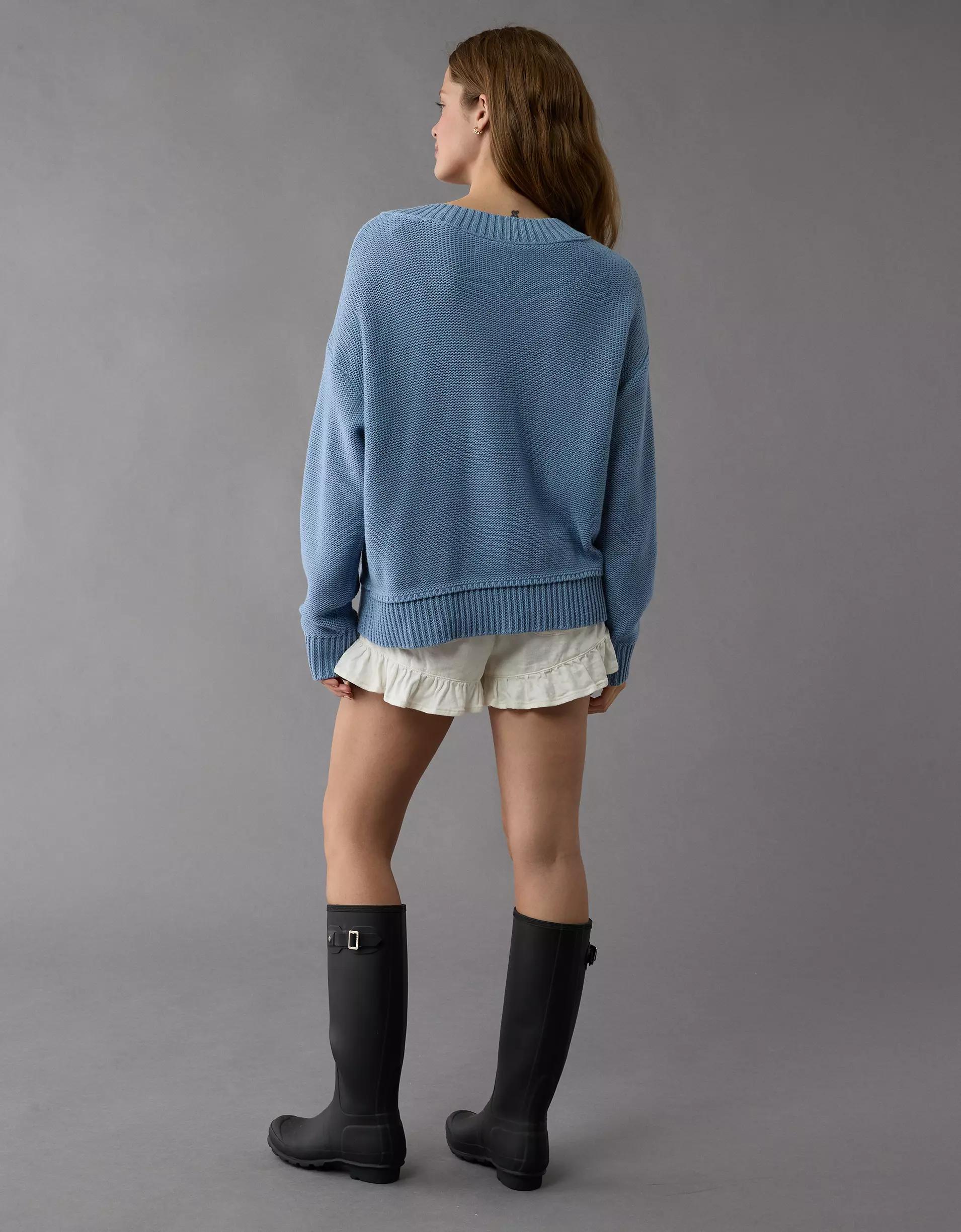 AE Long Weekend V-Neck Sweater Product Image