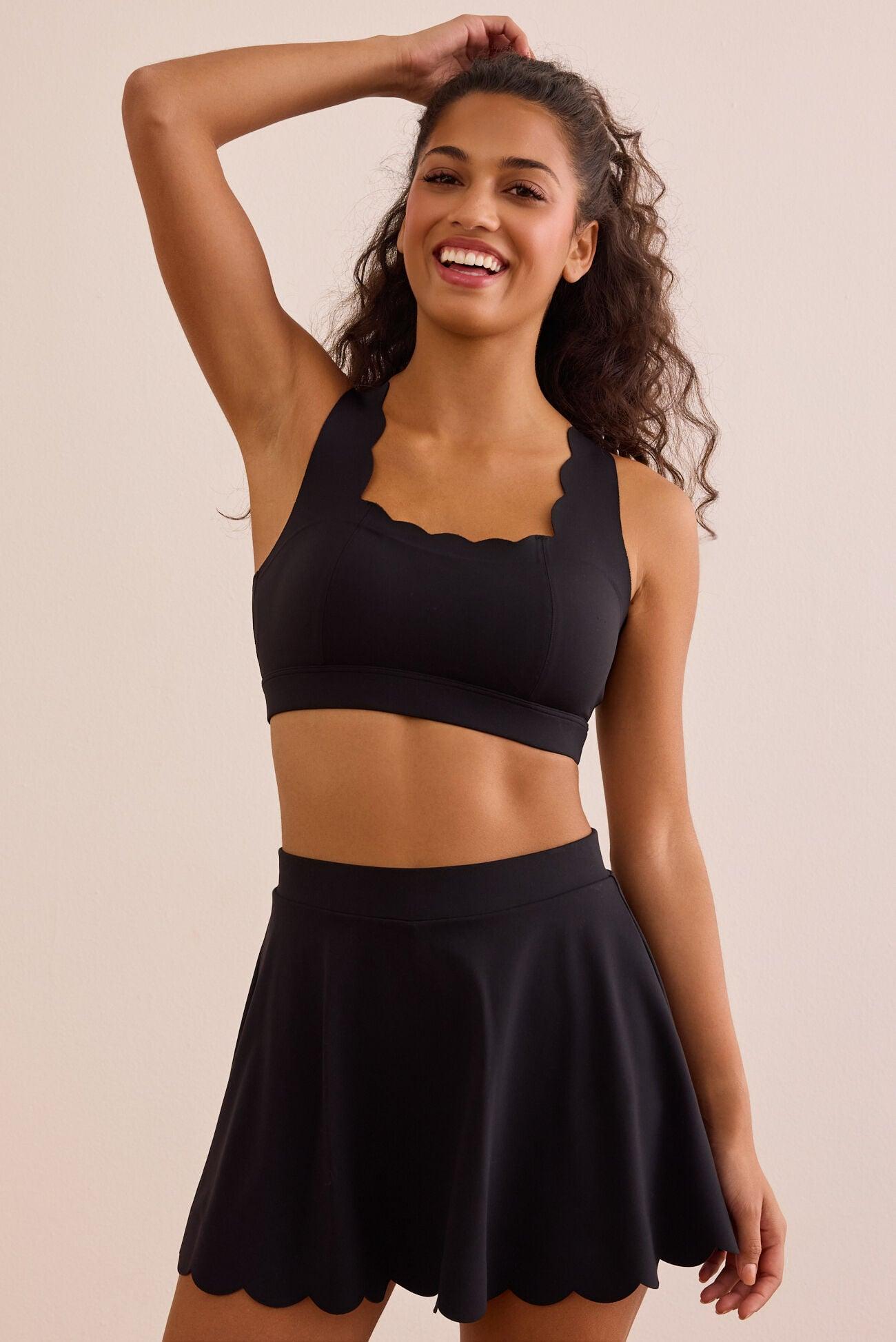 Speed Up Scallop Sports Bra Product Image