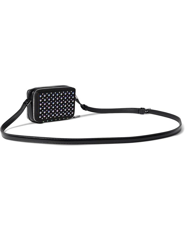 Morgan Sunshine Dot Printed PVC Double Zip Dome Crossbody Product Image