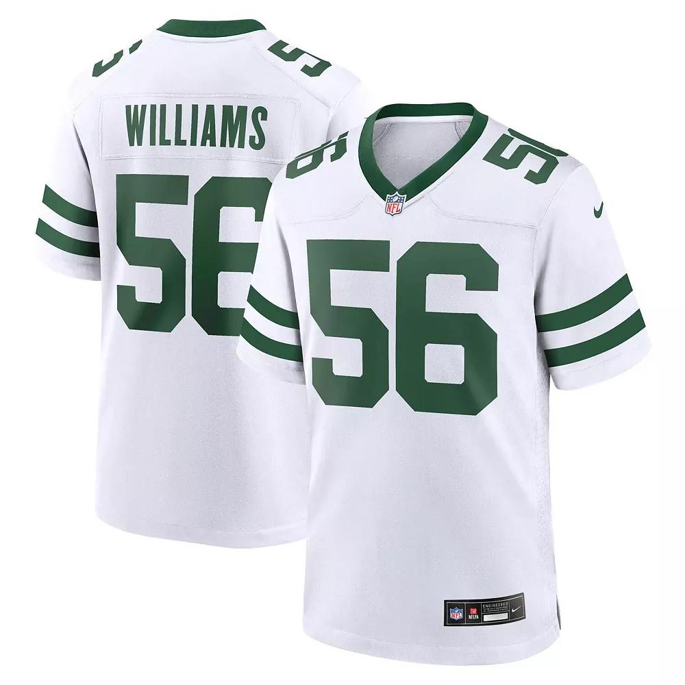 Men's Nike Quincy Williams Legacy White New York Jets Game Jersey, Size: 2XL Product Image