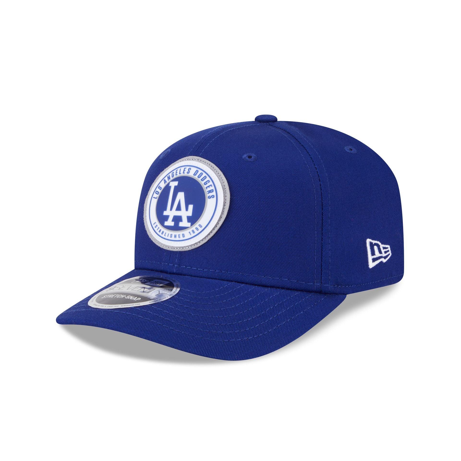 Los Angeles Dodgers Circle Patch 9SEVENTY Stretch-Snap Hat Male Product Image