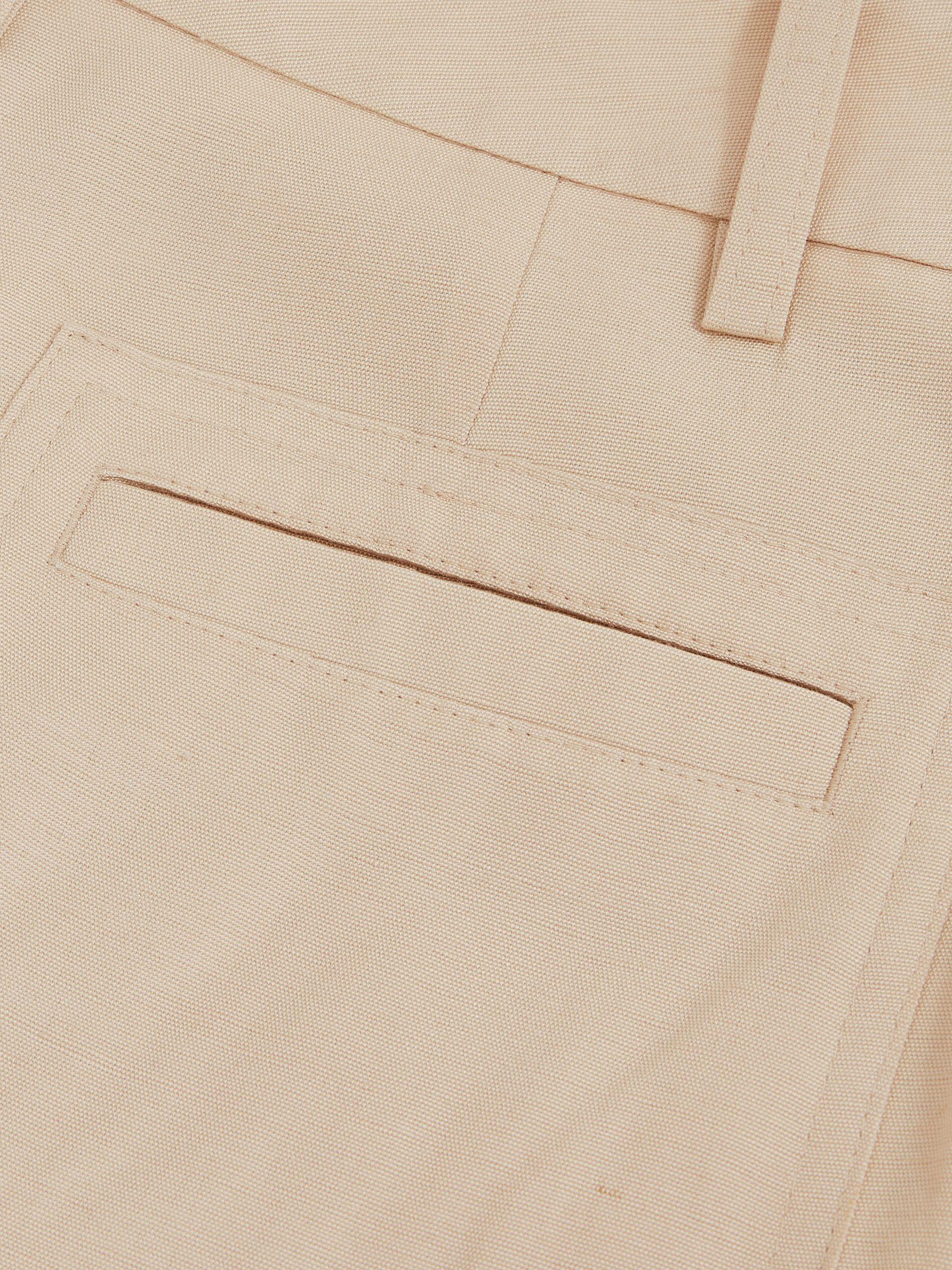 Atelier Wide-Leg Woven Trousers in Off White Product Image
