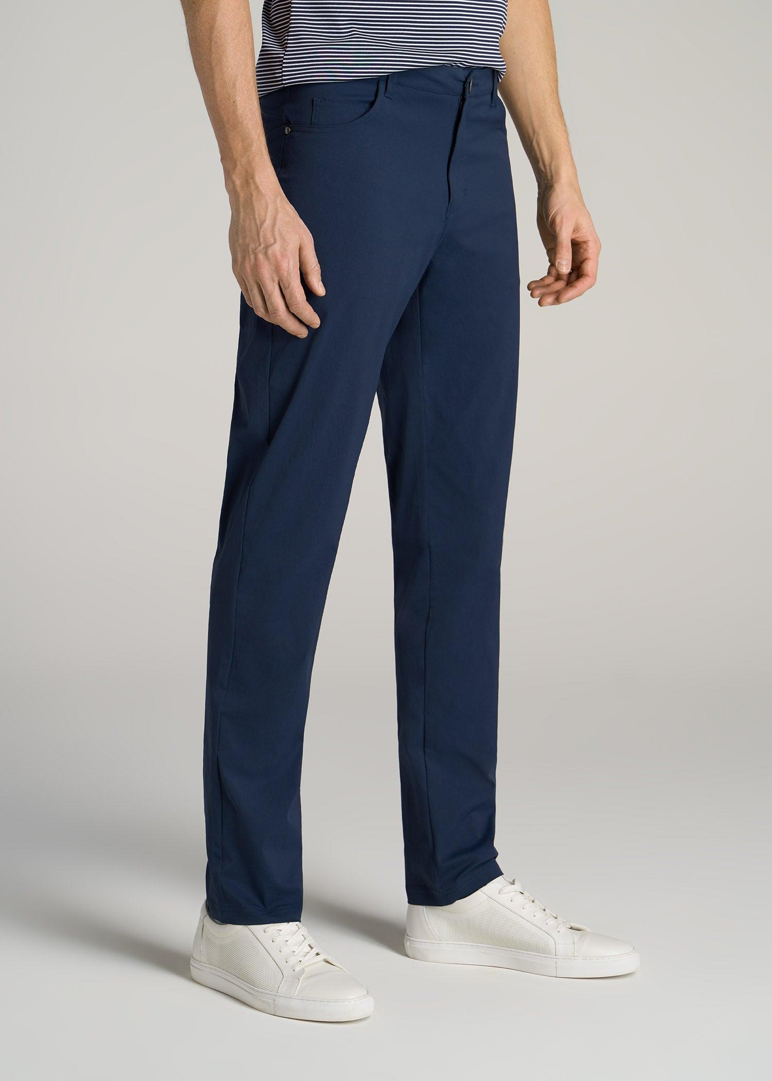 TAPERED-FIT Traveler Pants for Tall Men in Tan Male Product Image